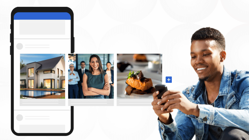 Male looking at iphone | 5 Stellar Ideas for Your Debut Ad Campaign