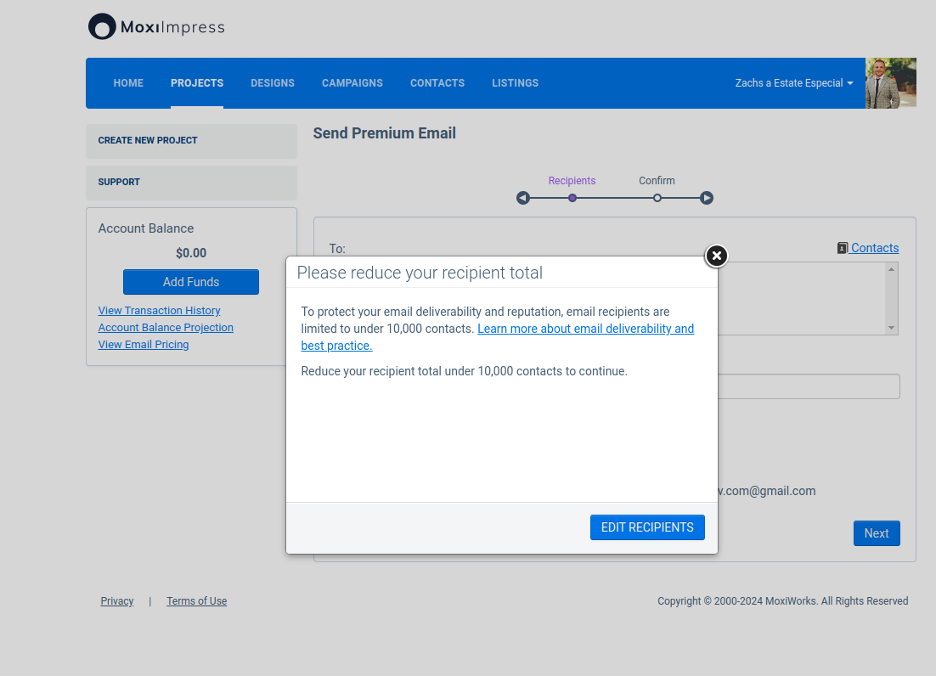 Email best practices | Whats new Whats Awesome | MoxiImpress | real estate marketing products