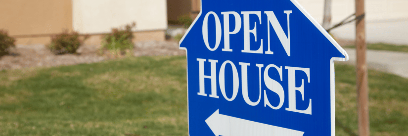 open house sign